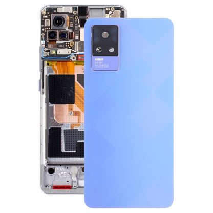 Pour vivo Y73 V2059 couvercle arrière de batterie d'origine avec couvercle d'objectif de caméra