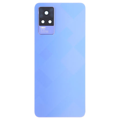 Pour vivo Y73 V2059 couvercle arrière de batterie d'origine avec couvercle d'objectif de caméra
