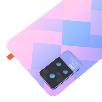 Pour vivo Y73 V2059 couvercle arrière de batterie d'origine avec couvercle d'objectif de caméra