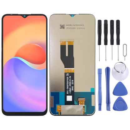 Écran LCD IPS pour l'assemblage complet du numériseur ZTE Blade A52 Lite