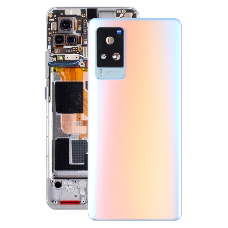 Pour vivo X60 Pro Couverture arrière de batterie d'origine globale avec couvercle d'objectif d'appareil photo