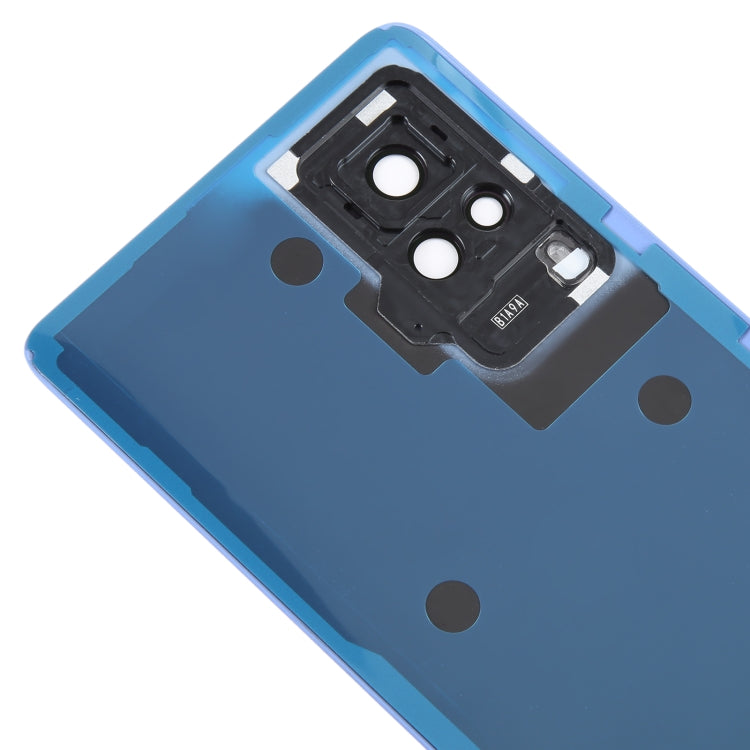 Pour vivo X60 Pro Couverture arrière de batterie d'origine globale avec couvercle d'objectif d'appareil photo