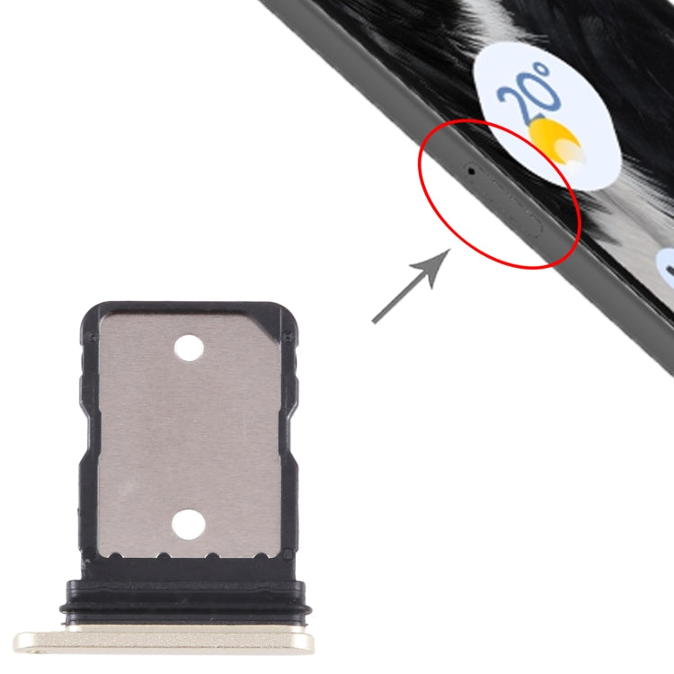 Pour Google Pixel 7 Plateau de carte SIM d'origine avec broche SIM