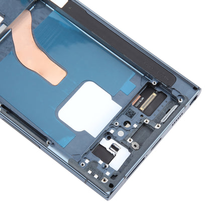 Écran LCD OLED pour Samsung Galaxy S22 Ultra 5G SM-S908B Assemblage complet du numériseur avec cadre