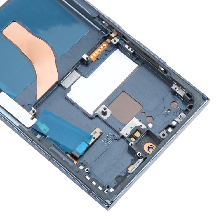 Écran LCD OLED pour Samsung Galaxy S22 Ultra 5G SM-S908B Assemblage complet du numériseur avec cadre