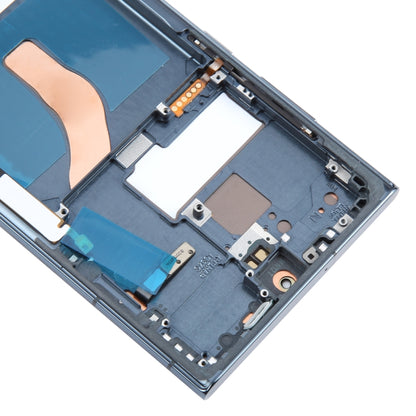 Écran LCD OLED pour Samsung Galaxy S22 Ultra 5G SM-S908B Assemblage complet du numériseur avec cadre