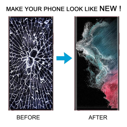 Écran LCD OLED pour Samsung Galaxy S22 Ultra 5G SM-S908B Assemblage complet du numériseur avec cadre