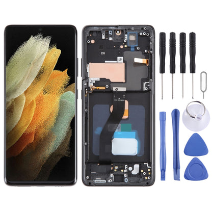 Écran LCD OLED pour Samsung Galaxy S21 Ultra 5G SM-G998B Assemblage complet du numériseur avec cadre