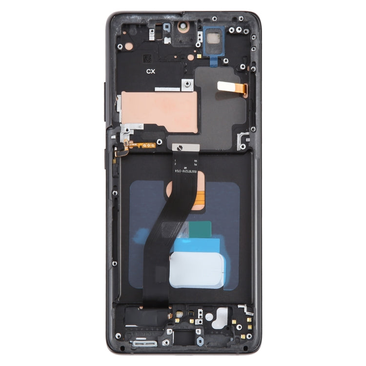 Écran LCD OLED pour Samsung Galaxy S21 Ultra 5G SM-G998B Assemblage complet du numériseur avec cadre