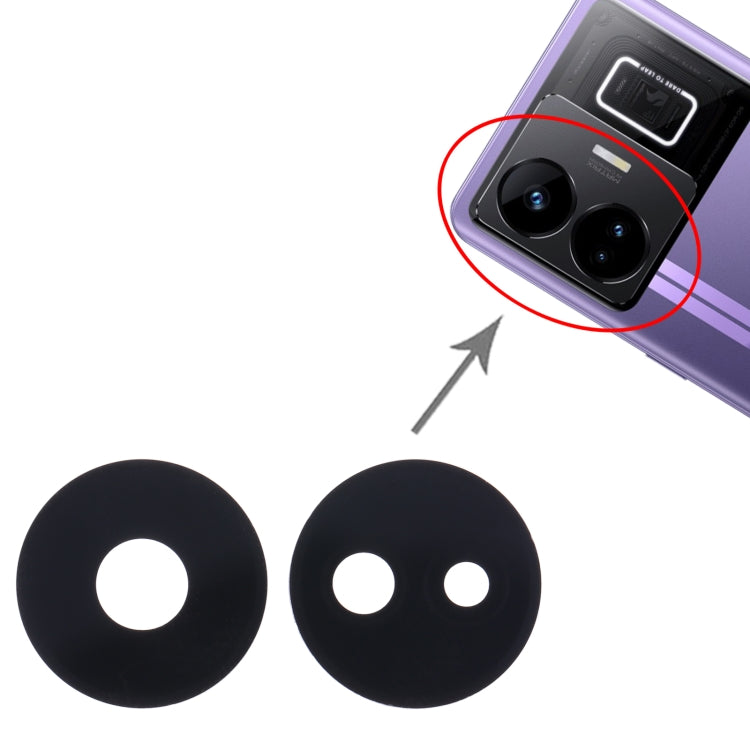Lentille de caméra arrière 10 pièces pour Realme GT Neo 5, For Realme GT Neo 5