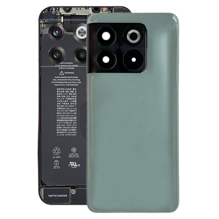 Pour OnePlus Ace Pro PGP110 couvercle arrière de batterie avec couvercle d'objectif d'appareil photo