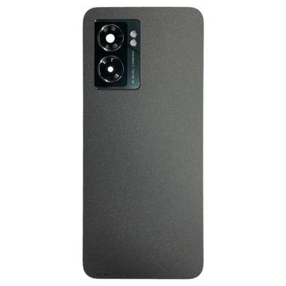 Pour OnePlus Nord N300 CPH2389 Couvercle arrière de batterie avec couvercle d'objectif d'appareil photo (noir)