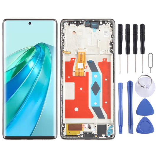 Pour Honor X9A écran LCD d'origine numériseur assemblage complet avec cadre