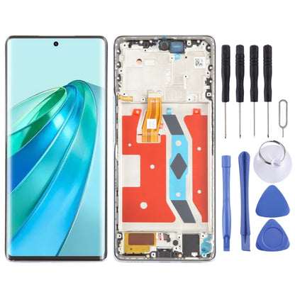 Pour Honor X9A écran LCD d'origine numériseur assemblage complet avec cadre
