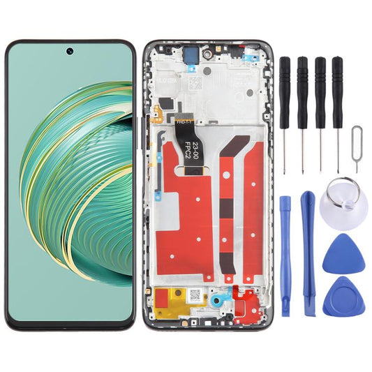Pour Huawei Nova 10z écran LCD d'origine numériseur assemblage complet avec cadre