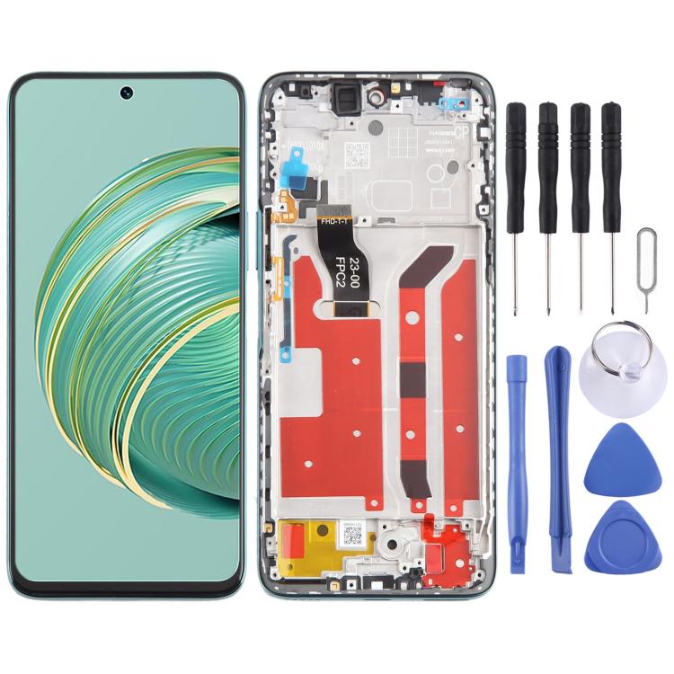 Pour Huawei Nova 10z écran LCD d'origine numériseur assemblage complet avec cadre