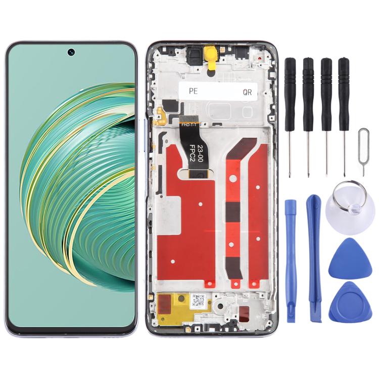 Pour Huawei Nova 10z écran LCD d'origine numériseur assemblage complet avec cadre