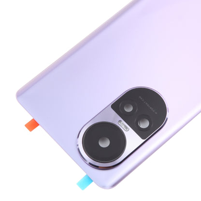 Pour OPPO Reno10 Pro Couverture arrière de batterie d'origine globale avec couvercle d'objectif d'appareil photo