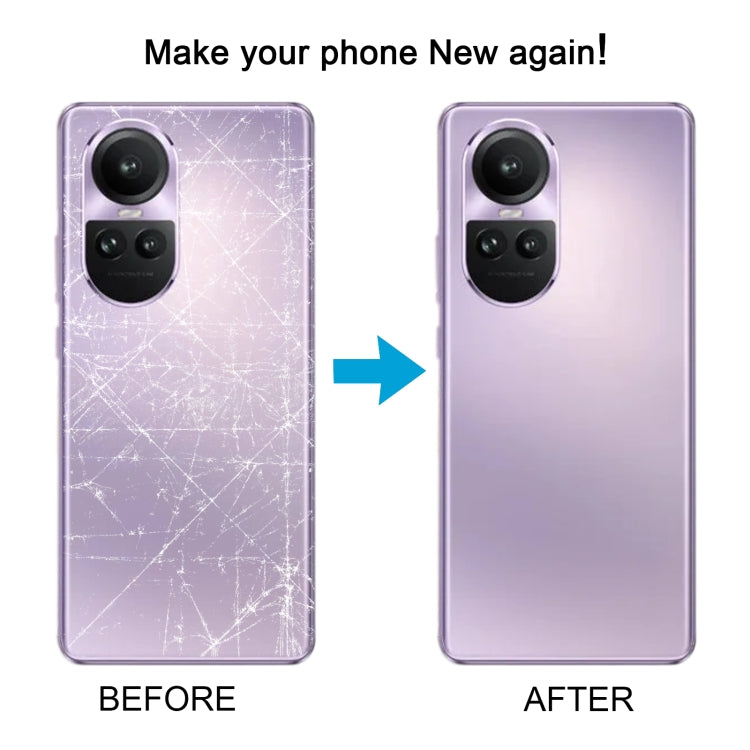 Pour OPPO Reno10 Pro Couverture arrière de batterie d'origine globale avec couvercle d'objectif d'appareil photo