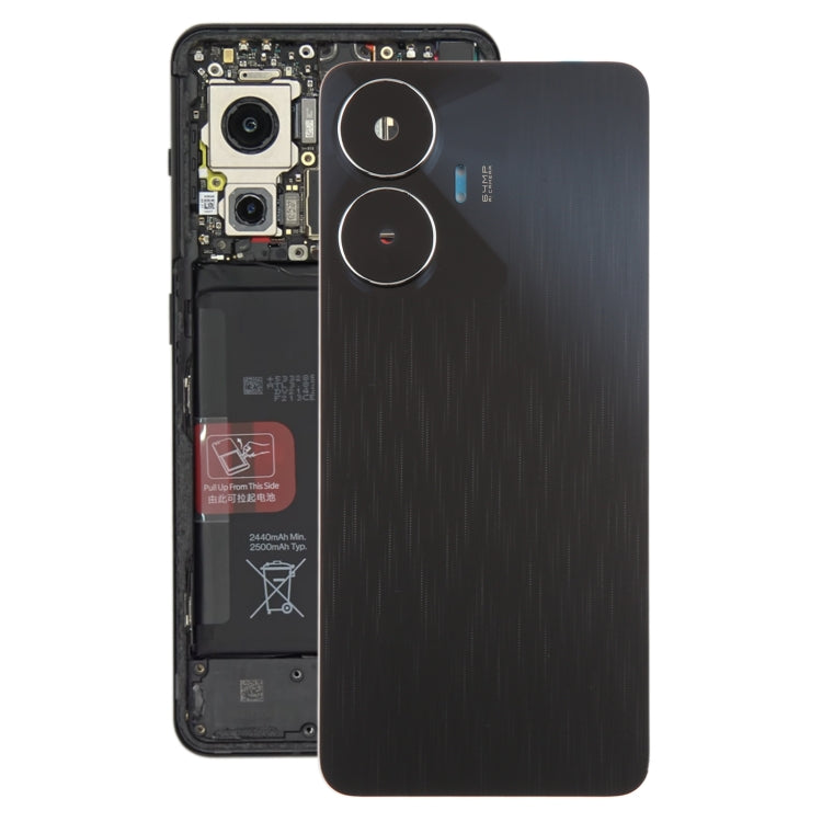 Pour le couvercle arrière de la batterie d'origine Realme C55 avec le couvercle de l'objectif de l'appareil photo