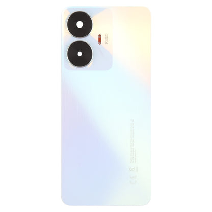 Pour le couvercle arrière de la batterie d'origine Realme C55 avec le couvercle de l'objectif de l'appareil photo