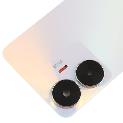 Pour le couvercle arrière de la batterie d'origine Realme C55 avec le couvercle de l'objectif de l'appareil photo