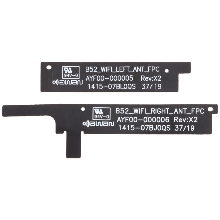 Pour Microsoft Surface Pro 7 1 paire de câble flexible d'antenne de signal WIFI cadre en plastique