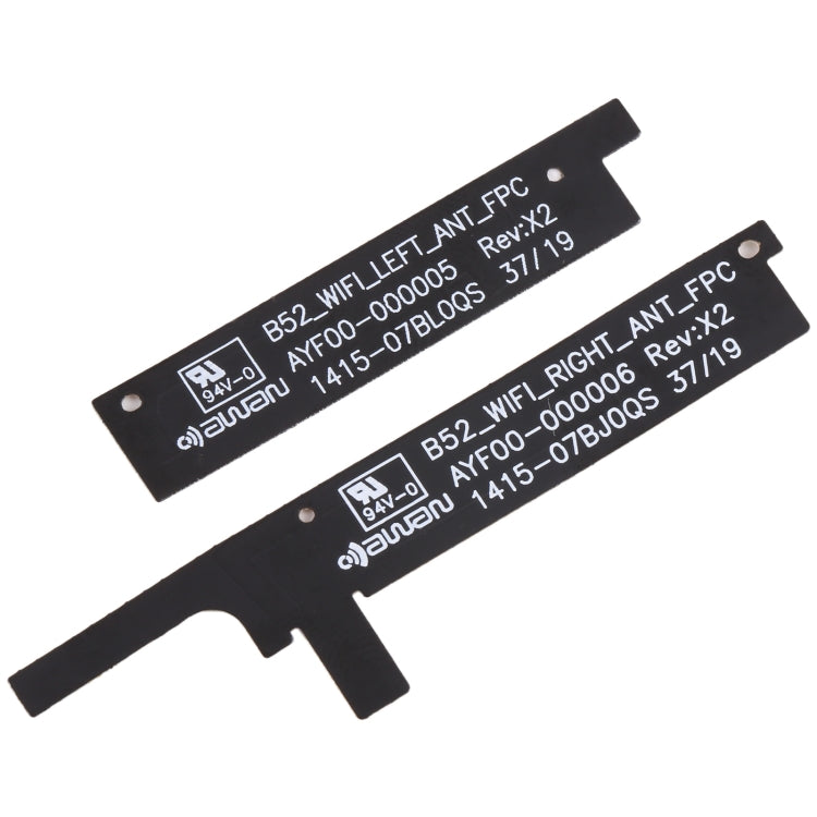 Pour Microsoft Surface Pro 7 1 paire de câble flexible d'antenne de signal WIFI cadre en plastique