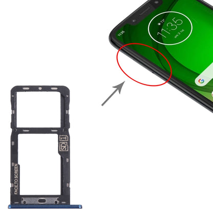 Pour Motorola Moto G7 Power Plateau de carte SIM + Plateau de carte Micro SD