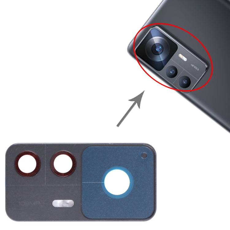 Cadre d'objectif de caméra arrière pour Xiaomi 12T
