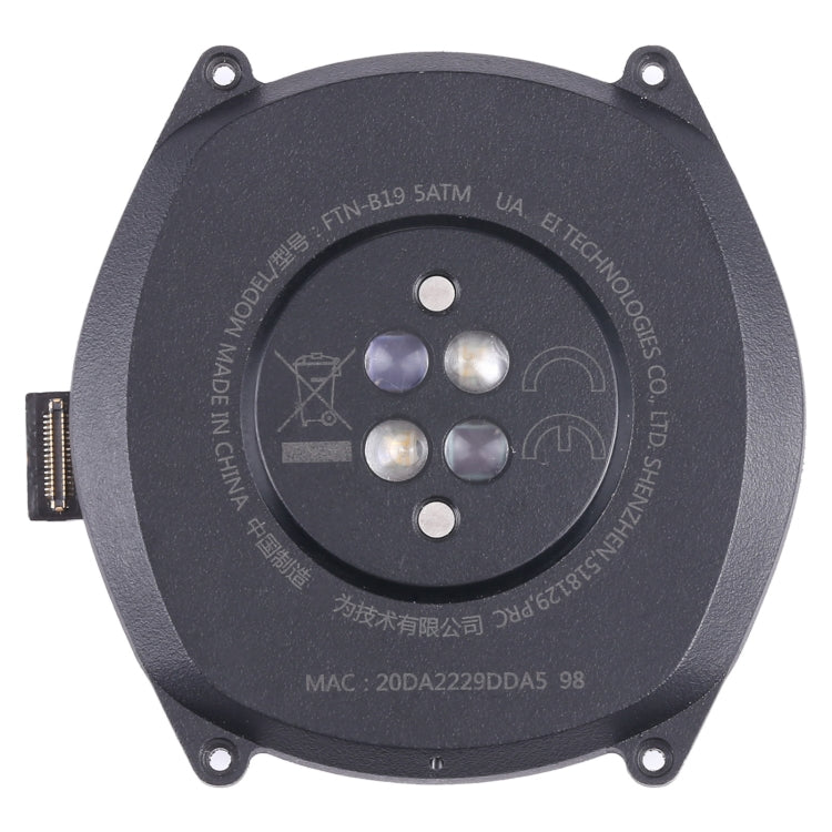 Pour Huawei Watch GT 46mm FTN-B19 couverture arrière d'origine assemblage complet avec batterie
