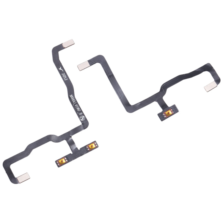 Pour ZTE Nubia Red Magic 6 Pro, 1 paire de boutons d'alimentation et de boutons de Volume, câble flexible