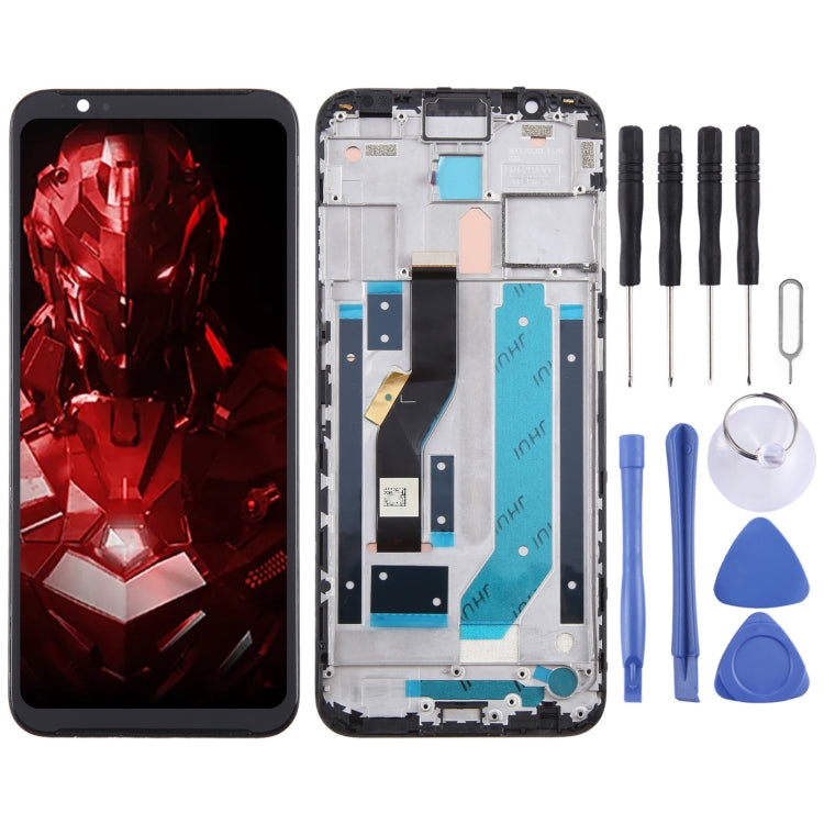 Pour ZTE Nubia Red Magic 3s écran LCD numériseur assemblage complet avec cadre