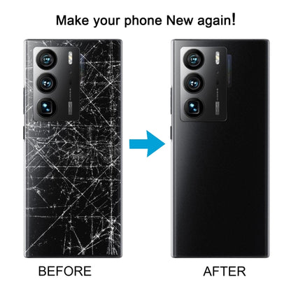 Couvercle arrière de batterie d'origine pour ZTE Axon 40 Ultra A2023P, avec couvercle d'objectif d'appareil photo