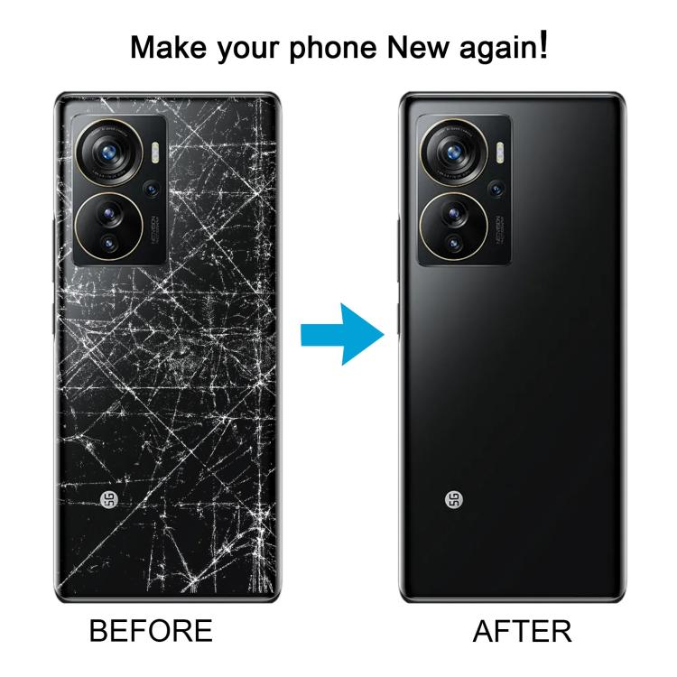 Couvercle arrière de batterie pour ZTE Axon 40 Pro, avec couvercle d'objectif d'appareil photo