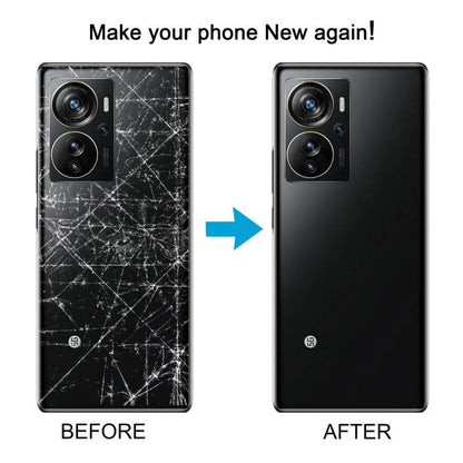 Couvercle arrière de batterie pour ZTE Axon 40 Pro, avec couvercle d'objectif d'appareil photo