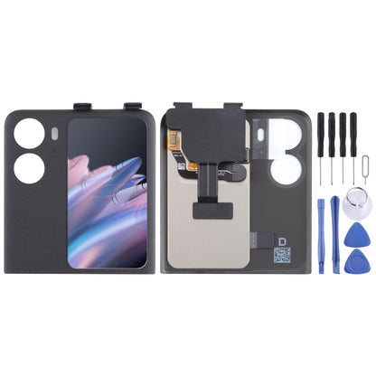 Écran secondaire LCD d'origine pour OPPO Find N2 Flip avec assemblage complet du numériseur