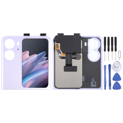 Écran secondaire LCD d'origine pour OPPO Find N2 Flip avec assemblage complet du numériseur