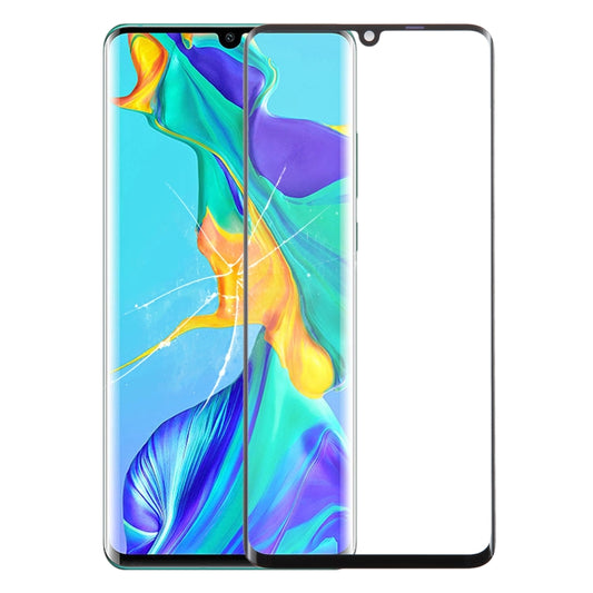 Lentille extérieure en verre pour écran avant d'origine Huawei P30 Pro, avec adhésif OCA optiquement transparent
