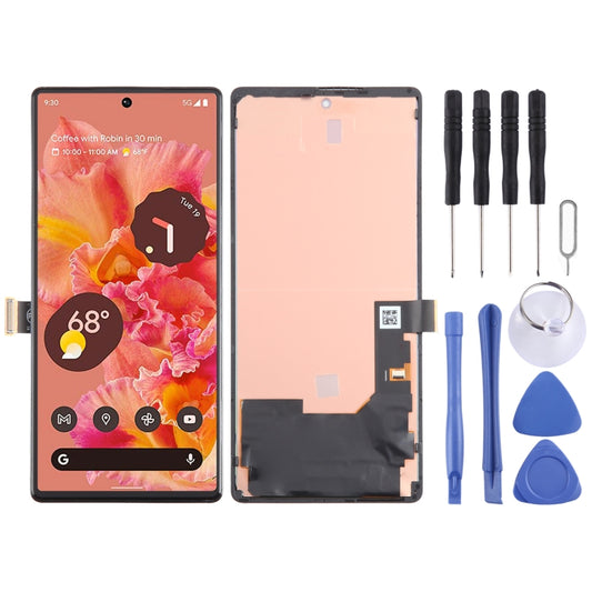 Pour Google Pixel 6 GB7N6 G9S9B16 écran LCD numériseur assemblage complet avec cadre