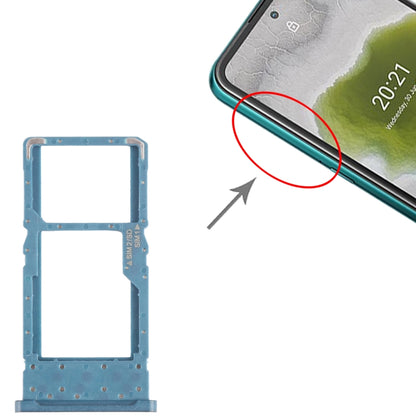 Pour Nokia X10 Plateau de carte SIM + SIM / Micro SD d'origine