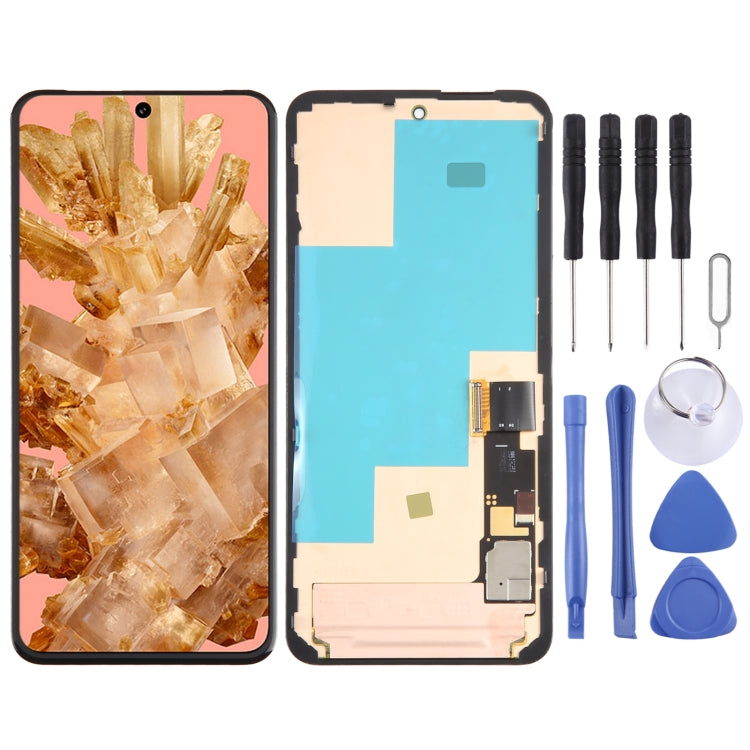 Pour Google Pixel 8 GKWS6 G9BQD écran LCD d'origine avec numériseur assemblage complet avec cadre