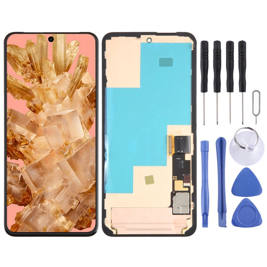 Pour Google Pixel 8 GKWS6 G9BQD écran LCD d'origine avec numériseur assemblage complet avec cadre