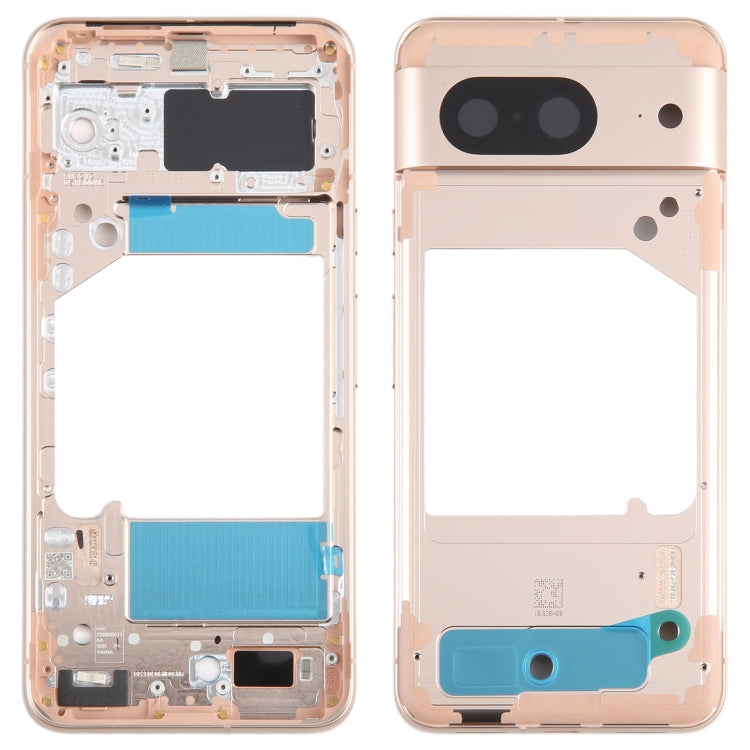 Pour Google Pixel 8, boîtier avant d'origine, cadre LCD, plaque de lunette