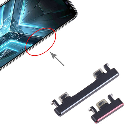 Pour Asus ROG Phone 3 ZS661KS 1 jeu de boutons d'alimentation + bouton de contrôle du Volume