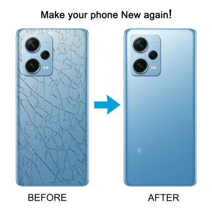 Pour Xiaomi Redmi Note 12 Pro + couvercle arrière de batterie en verre OEM