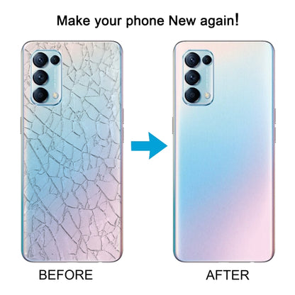 Pour OPPO Find X3 Lite, couvercle arrière de la batterie en verre