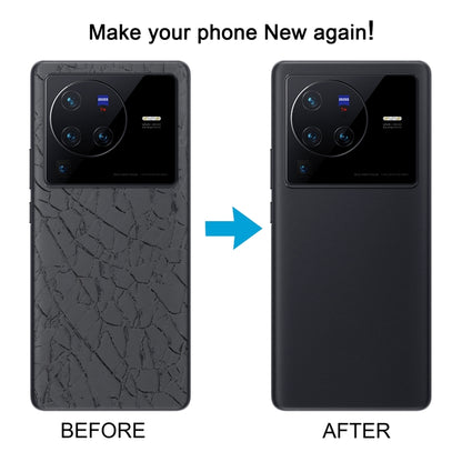 Pour vivo X80 OEM couvercle arrière de la batterie en verre