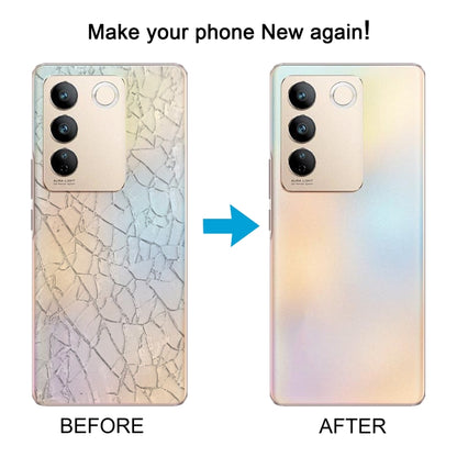 Pour vivo V27 OEM couvercle arrière de la batterie en verre