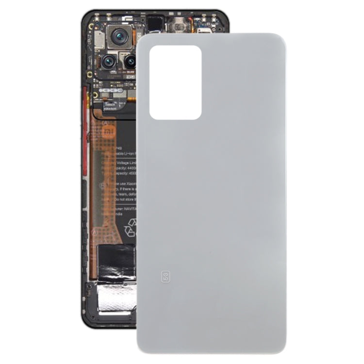 Pour Xiaomi Poco F4 OEM Matériau en verre Couvercle arrière de la batterie